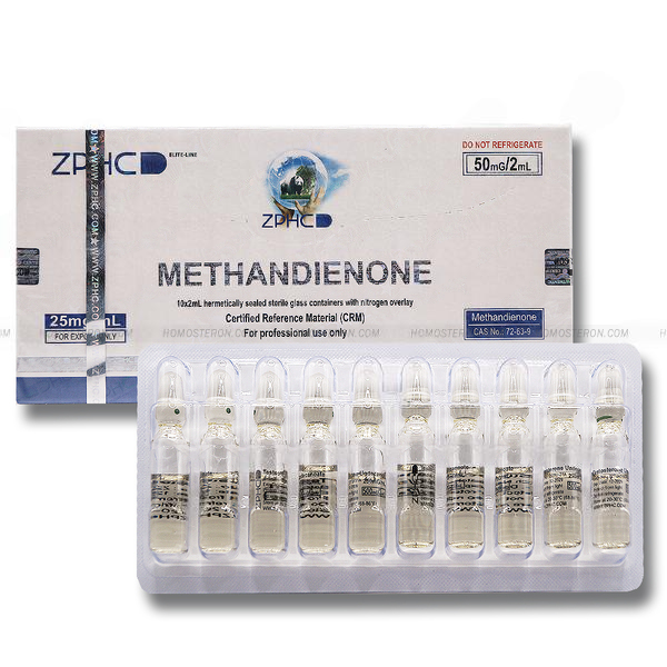 Methandienone 50 мг/2 мл 10 ампул ZPHC