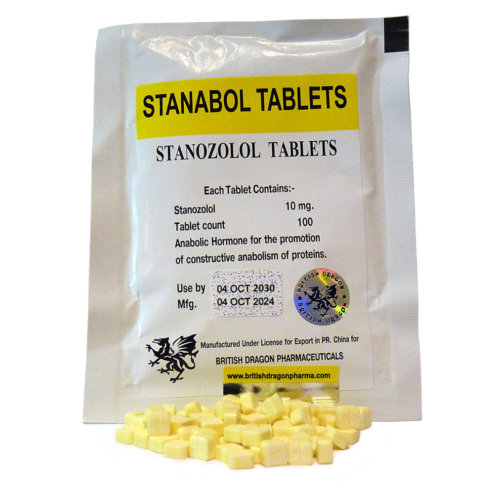 Stanobol 100 таб x 10 мг British Dragon